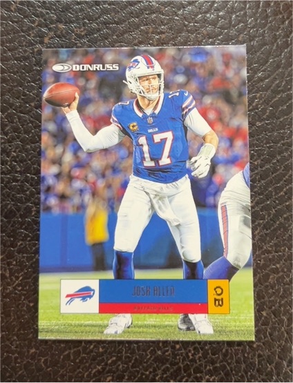 2025 Panini Donruss Retro 2005 #R05-JSA Josh Allen — front