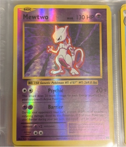 2016 Pokémon XY Evolutions #51 Mewtwo — front