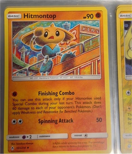 2019 Pokémon Sun & Moon Unbroken Bonds #101 Hitmontop — front