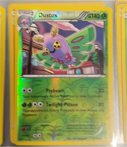2015 Pokémon XY Roaring Skies #7 Dustox — front