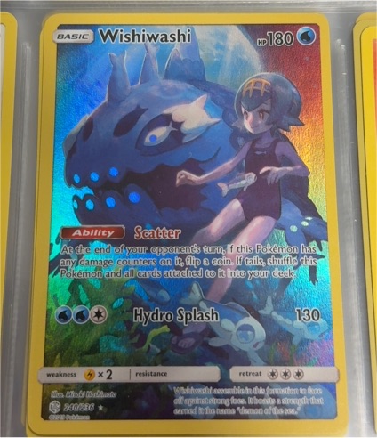 2019 Pokémon Sun & Moon Cosmic Eclipse #240 Wishiwashi — front