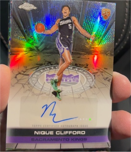 2025-26 Topps Chrome #TAUR2-NC Nique Clifford — front