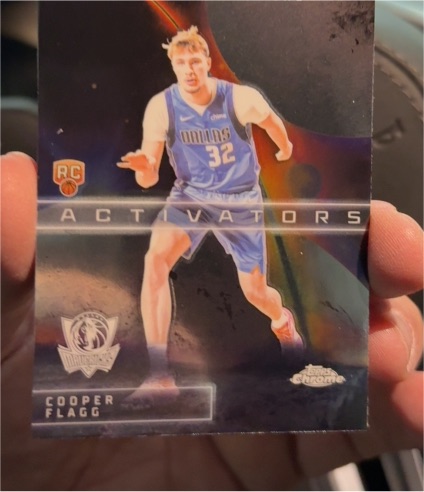 2025-26 Topps Chrome #AC-11 Cooper Flagg Activators Rookie — front