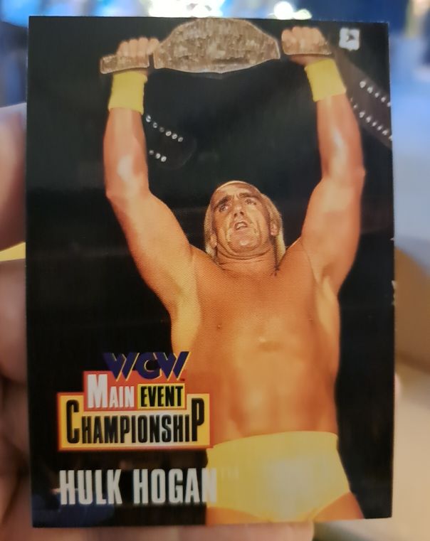 1995 Cardz WCW Main Event #99 Hulk Hogan — front