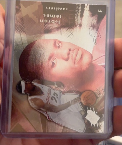 2004 Upper Deck SPX #13 LeBron James — front
