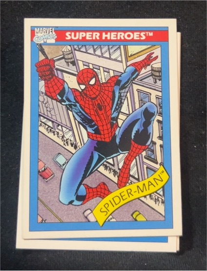 1990 Impel Marvel Universe #29 Spider-Man — front