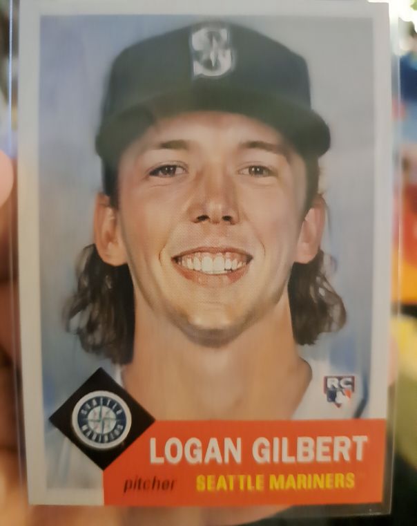 2021 Topps Living Set #442 Logan Gilbert — front