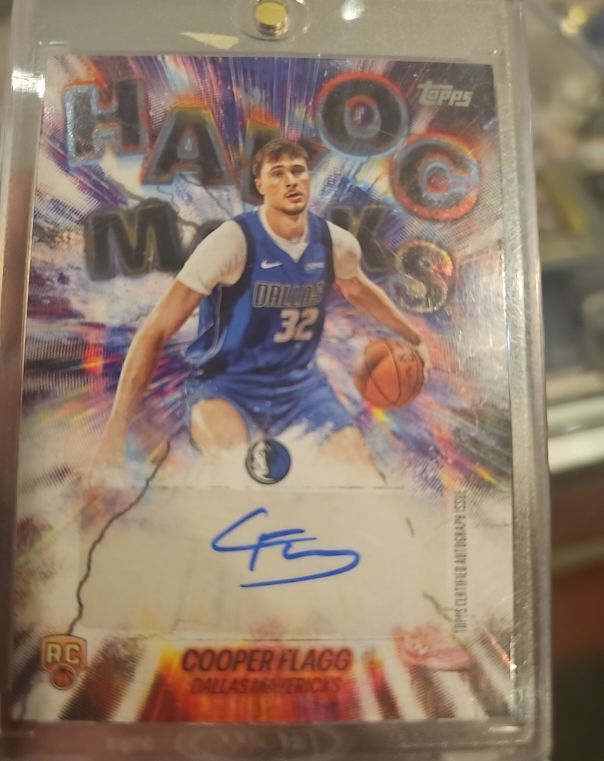 2025-26 Topps Basketball Havoc Marks Auto #HM-CF Cooper Flagg — front