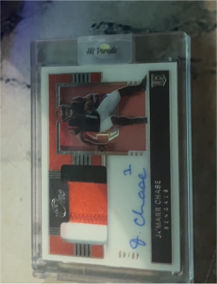 2021 Panini One #1 Ja'Marr Chase — front
