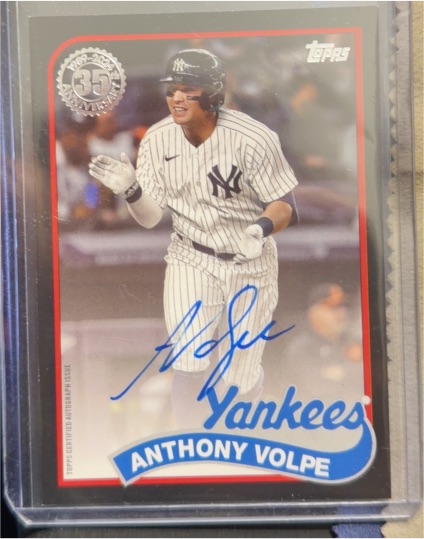 2024 Topps 1989 35th Anniversary #89BA-AV Anthony Volpe — front