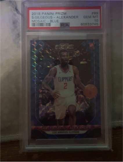 2018 Panini Prizm #89 Shai Gilgeous-Alexander — front