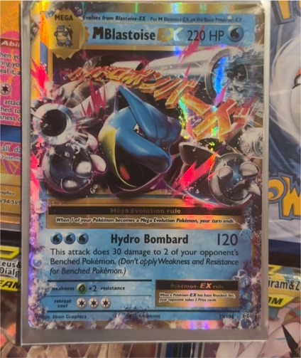 2016 Pokémon M Blastoise EX #22/108 XY Evolutions — front