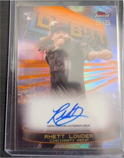 2025 Topps Finest Debut #DAV-RL Rhett Lowder — front