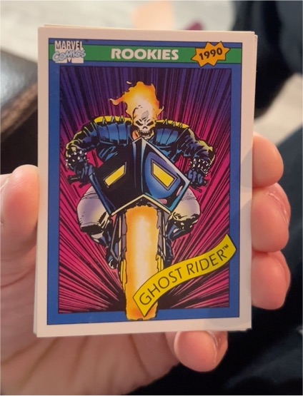 1990 Impel Marvel Universe #82 Ghost Rider — front