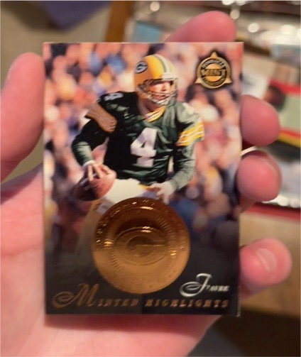 1997 Pinnacle Mint #21 Brett Favre — front