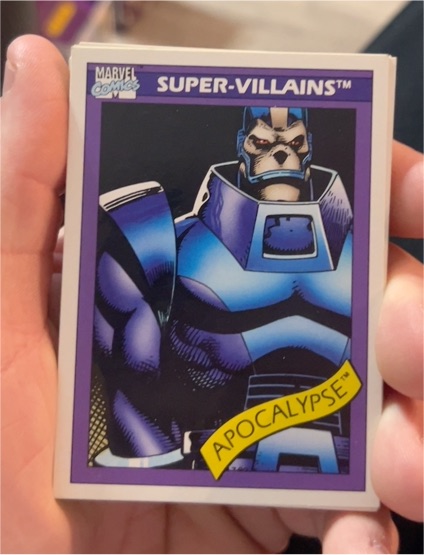 1990 Impel Marvel Universe #80 Apocalypse — front