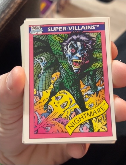 1990 Impel Marvel Comics Super Villains #56 Nightmare — front