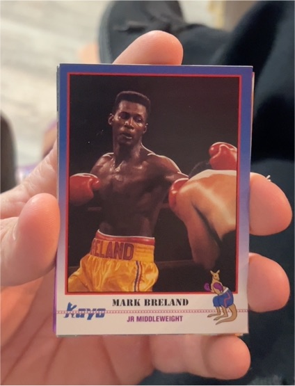 1991 Kayo Boxing #140 Mark Breland — front