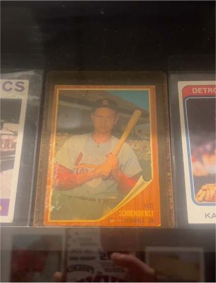 1962 Topps #575 Red Schoendienst — front