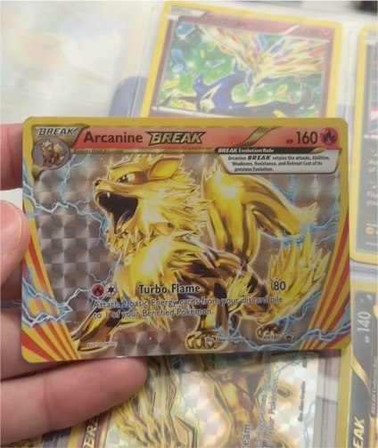 2014 Pokémon TCG XY Black Star Promo #XY180 Arcanine BREAK — front