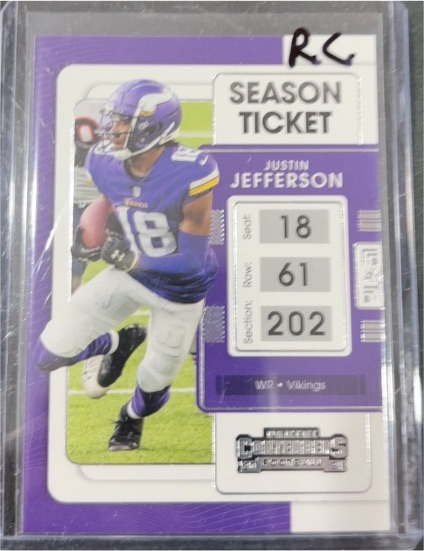 2021 Panini Contenders #63 Justin Jefferson — front