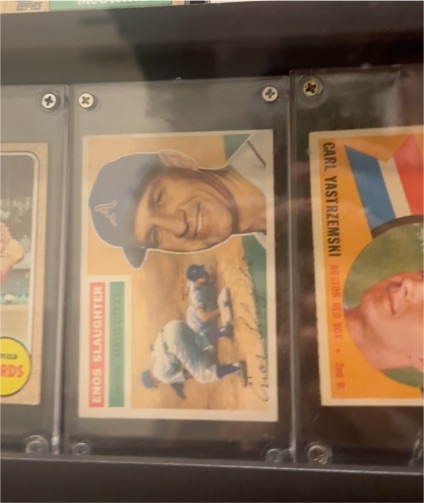 1956 Topps #109 Enos Slaughter — front