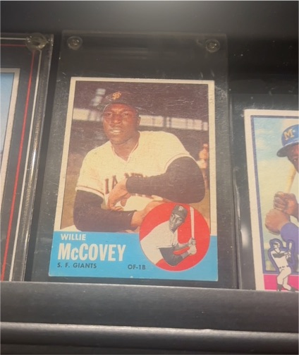 1963 Topps #490 Willie McCovey — front