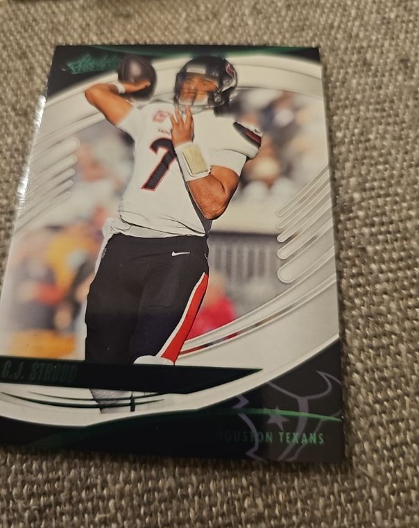 2025 Panini Absolute Red & Green Rookies C.J. Stroud #41 — front