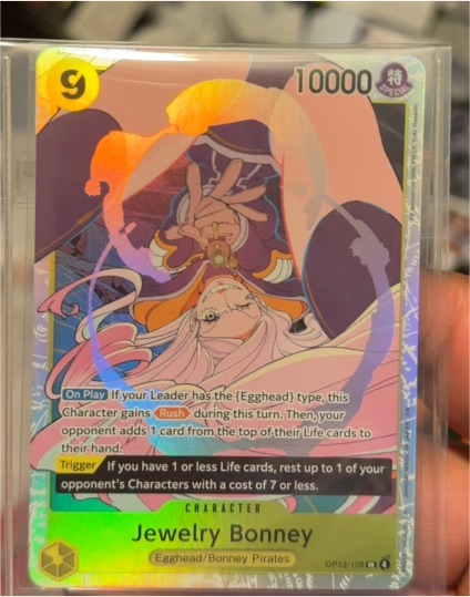 2023 One Piece Card Game OP13-108 Jewelry Bonney — front
