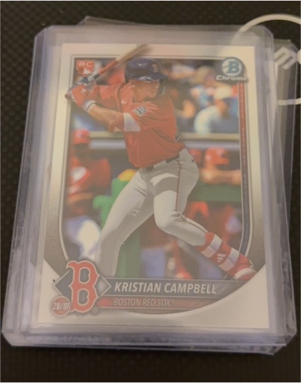2025 Bowman Chrome #58 Kristian Campbell — front