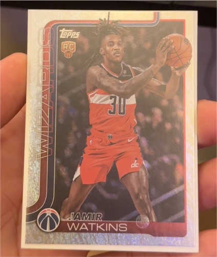 2025-26 Topps #244 Jamir Watkins — front