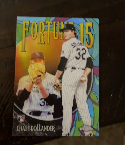 2025 Topps Chrome Update #F15-21 Chase Dollander — front