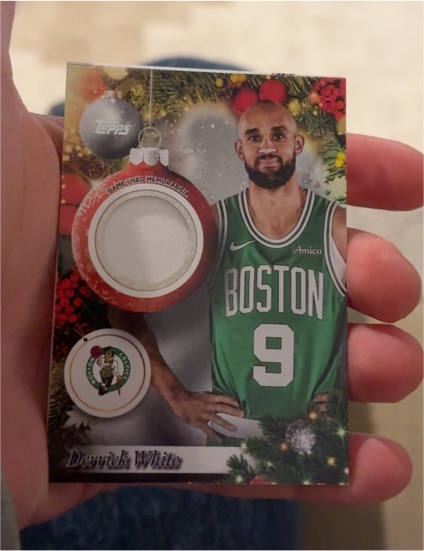 2025-26 Topps Holiday #PR-DW Derrick White — front