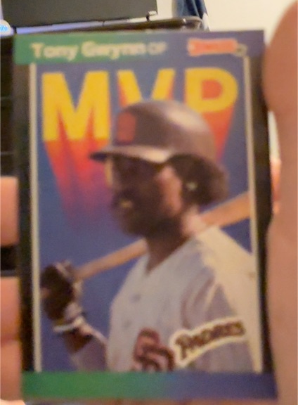 1989 Donruss #BC-20b Tony Gwynn Bonus MVP — front