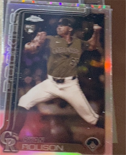 2025 Topps Chrome #RC Ryan Rolison — front