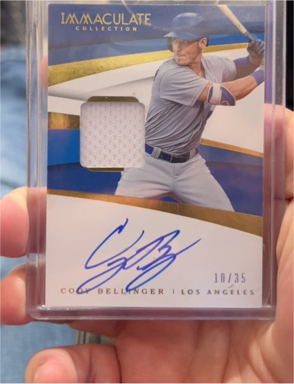 2018 Panini Immaculate Collection #10/35 Cody Bellinger — front