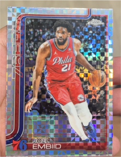 2025-26 Topps Chrome #149 Joel Embiid — front