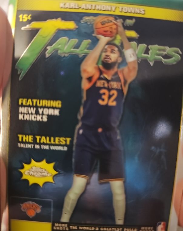2025-26 Topps Chrome #TT-10 Karl-Anthony Towns Tall Tales — front