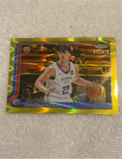 2025-26 Topps Chrome #295 Brooks Barnhizer — front