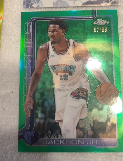 2025-26 Topps Chrome #290 Jaren Jackson Jr. — front