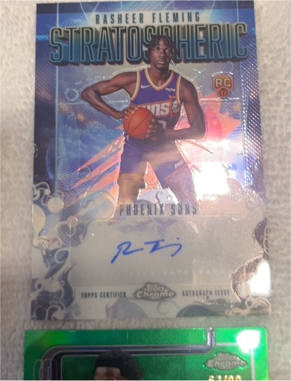2025 Topps Chrome Stratospheric #SM-RF Rasheer Fleming — front