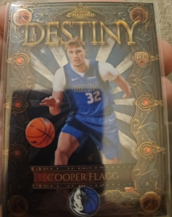 2025-26 Topps Chrome #D-1 Cooper Flagg Destiny RC — front