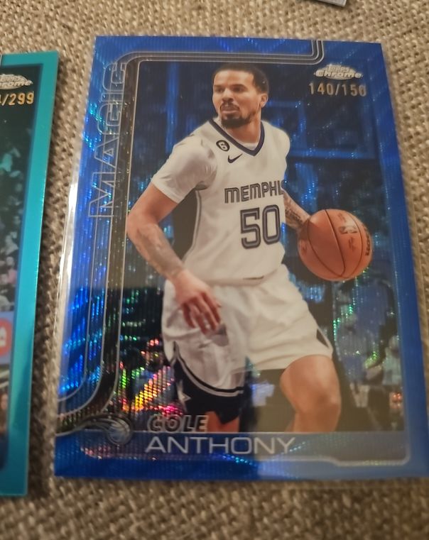 2025-26 Topps Chrome #175 Cole Anthony — front