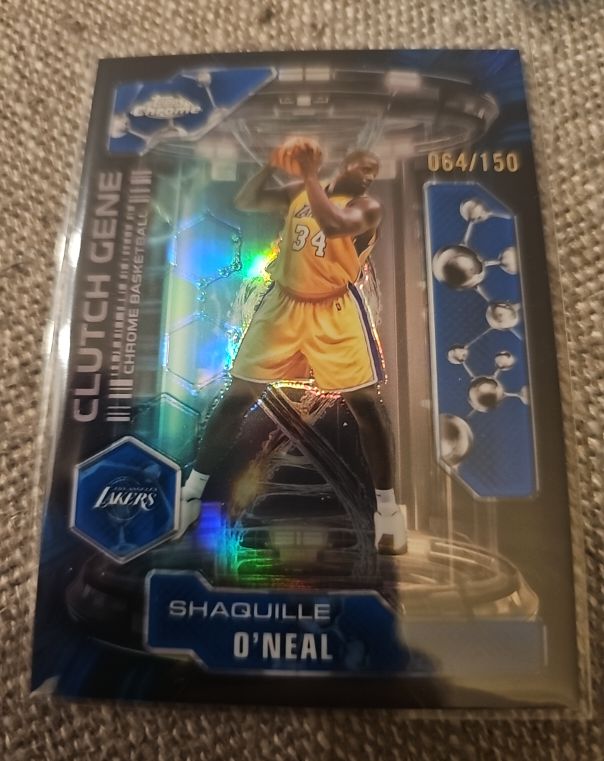 2025-26 Topps Chrome Basketball Clutch Gene #CG-4 Shaquille O'Neal — front