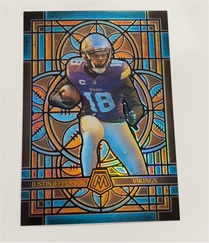 2025 Panini Mosaic #16 Justin Jefferson — front