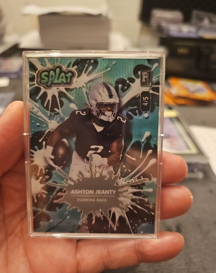 2025 Wild Card Splat #4/5 Ashton Jeanty — front