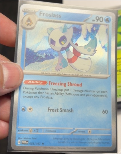 2024 Pokemon SV06: Twilight Masquerade #053 Froslass — front