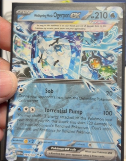 2024 Pokémon TCG SV06: Twilight Masquerade #064/167 Wellspring Mask Ogerpon ex — front