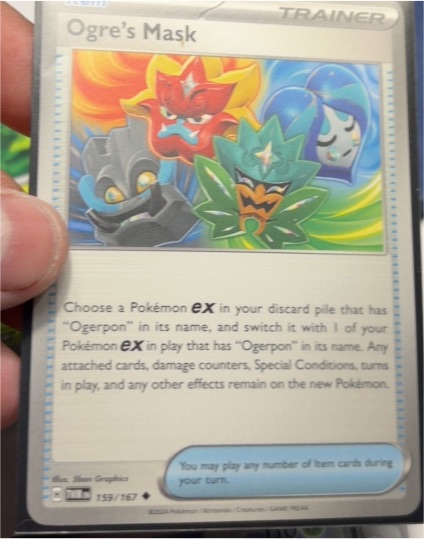 2023 Pokémon SV06 Twilight Masquerade #159 Ogre's Mask — front