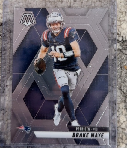 2025 Panini Mosaic #28 Drake Maye — front